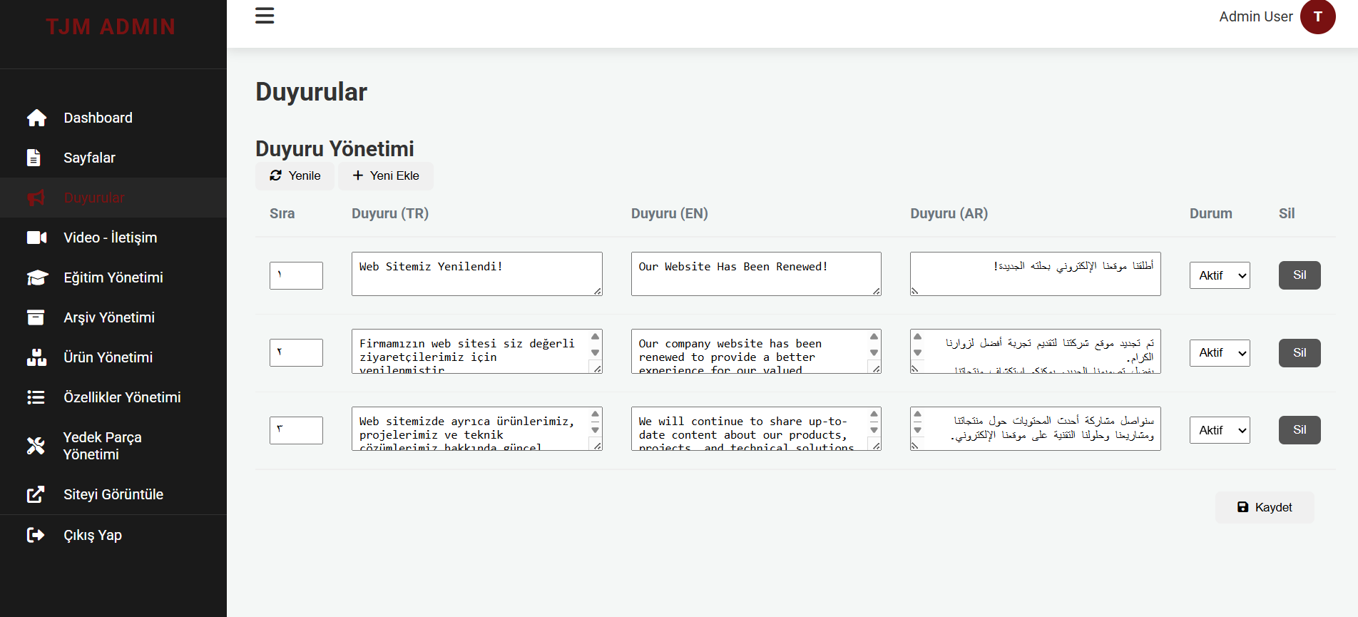 TJM Dashboard image 3